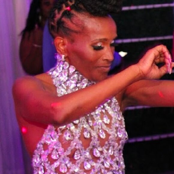 Custom Crystal Gown - Picture 11 of 16